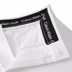 Calvin Klein Mens 2022 Slim Fit Micro Tech Lightweight Golf Shorts - 30" Waist, White