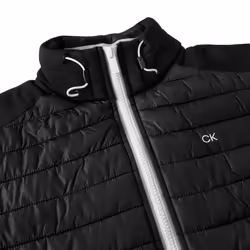 Calvin Klein Mens 2021 CK Hybrid Insulate Lightweight Jacket - S, Black/Silver