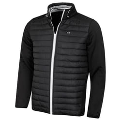 Calvin Klein Mens 2021 CK Hybrid Insulate Lightweight Jacket - 3XL, Black/Silver