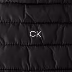Calvin Klein Mens 2021 CK Hybrid Insulate Lightweight Jacket - S, Charcoal/Black