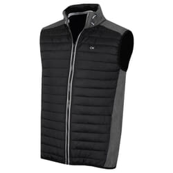 Calvin Klein Mens 2021 Hybrid CK Insulate Lightweight Gilet - L, Charcoal/Black