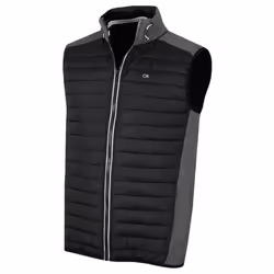 Calvin Klein Mens 2021 Hybrid CK Insulate Lightweight Gilet - M, Charcoal/Black