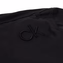 Calvin Klein Mens 2021 Collar Detail Waterproof Stretch Golf Jacket - M, Black/Black