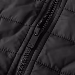 Calvin Klein Mens 2021 Hybrid Quilted Fleece Funnel Neck Jacket - M, Black