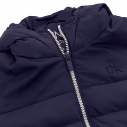 Calvin Klein Mens 2021 Padded Pocket Hooded Water Resistant Insulated Jacket - M, Navy
