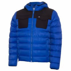 Calvin Klein Mens 2021 Padded With Chest Pockets Insulated Jacket - L, Cobalt/Black