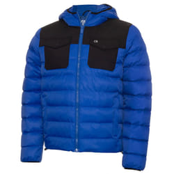 Calvin Klein Mens 2021 Padded With Chest Pockets Insulated Jacket - L, Cobalt/Black