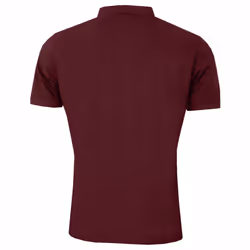 Calvin Klein Mens 2021 Campus 3 Button Light Ribbed Collar Golf Polo Shirt - M, Burgundy