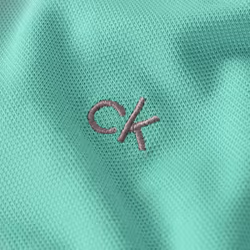 Calvin Klein Mens 2025 Campus 3 Button Ribbed Collar Golf Polo Shirt