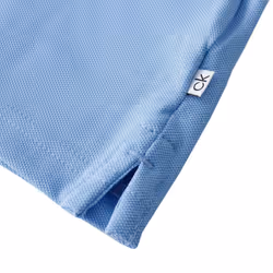 Calvin Klein Mens 2025 Campus 3 Button Ribbed Collar Golf Polo Shirt