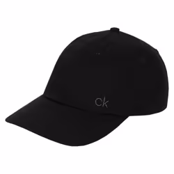 Calvin Klein Mens 2021 Classic Cotton Adjustable 6 Panel Baseball Cap - One Size, Black/Charcoal