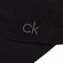Calvin Klein Mens 2021 Classic Cotton Adjustable 6 Panel Baseball Cap - One Size, Black/Charcoal