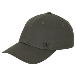 Calvin Klein Mens 2021 Classic Cotton Adjustable 6 Panel Baseball Cap - One Size, Khaki