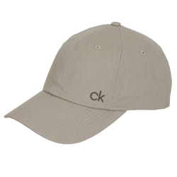 Calvin Klein Mens 2021 Classic Cotton Adjustable 6 Panel Baseball Cap - One Size, Sand