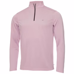 Calvin Klein Golf Mens 2021 CK Harlem 1/4 Zip Sweater - L, Purple