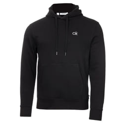 Calvin Klein Mens 2021 Planet Performance Fleece Cotton Eco-Friendly Hoodie - XL, Black