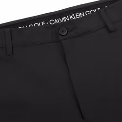 Calvin Klein Mens Bullet Lightweight Stretch Breathable Trousers - 38R, Black