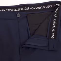 Calvin Klein Mens Bullet Lightweight Stretch Breathable Trousers - 36L, Navy