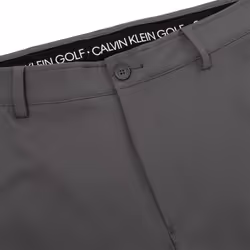 Calvin Klein Mens Bullet Lightweight Stretch Breathable Trousers - 34S, Steel