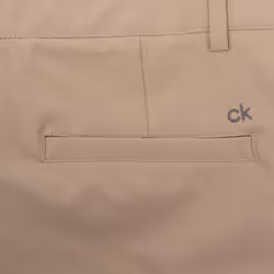 Calvin Klein Mens Bullet Lightweight Stretch Breathable Trousers - 34L, Stone