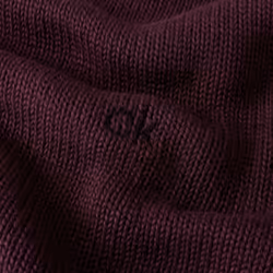 Calvin Klein Mens 2021 Knit Crew Neck Cotton CK Golf Sweater - L, Burgundy
