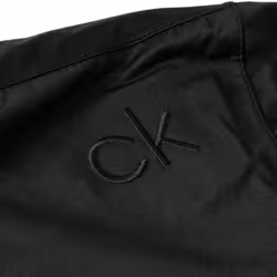 Calvin Klein Mens 2021 Waterproof Half Zip Stretch Golf Jacket - L, Black/Black
