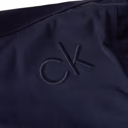 Calvin Klein Mens 2021 Waterproof Half Zip Stretch Golf Jacket - S, Navy/Red