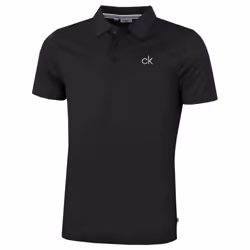 Calvin Klein Mens 2025 Central Eco Light Wicking Golf Polo Shirt