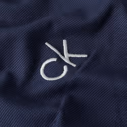 Calvin Klein Mens 2025 Central Eco Light Wicking Golf Polo Shirt
