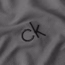 Calvin Klein Mens 2025 Central Eco Light Wicking Golf Polo Shirt