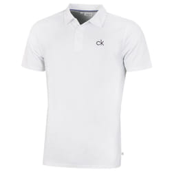 Calvin Klein Mens 2025 Central Eco Light Wicking Golf Polo Shirt