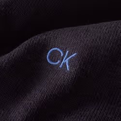 Calvin Klein Mens 2021 Crew Neck Soft Cotton Breathable Sweater - L, Navy