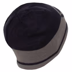 Calvin Klein Mens 2021 CK Logo Reversible Striped Knit Beanie Hat - One Size, Navy/Charcoal