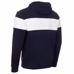 DKNY Mens 2021 South Street Breathable Colour Block Hoodie Soft Hoody - S, Navy