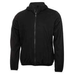 DKNY Mens 2021 Down Wind Stretch Breathable Water Resistant Lightweight Jacket - S, Triple Black
