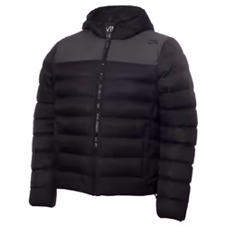 Calvin Klein Mens 2021 Padded Chest Pockets Water Resistant Jacket - 2XL, Black/Charcoal