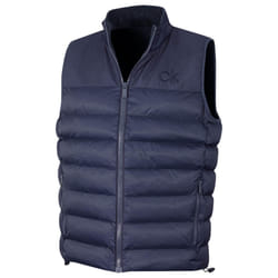 Calvin Klein Mens 2021 Lassen Padded Water Repellent Golf Gilet - XL, Navy