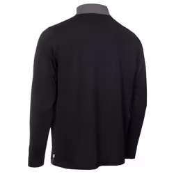Calvin Klein Mens 2021 Smith River 1/4 Zip Mock Neck Golf Sweater - 3XL, Black