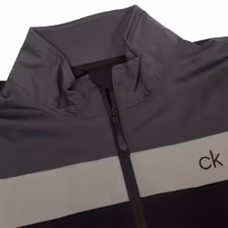 Calvin Klein Mens 2021 Waterproof Colour Block Breathable Golf Suit - S, Black/Charcoal