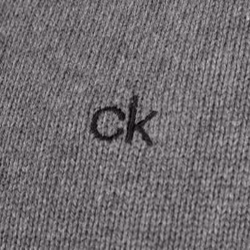 Calvin Klein Mens 2021 Knit Cotton 1/2 Zip Golf CK Top Sweater - 3XL, Grey Marl Sport