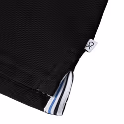 Calvin Klein Mens 2021 North Coast Moisture Wicking Polo Shirt - L, Black