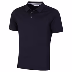 Calvin Klein Mens 2021 North Coast Moisture Wicking Polo Shirt - S, Navy