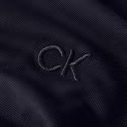 Calvin Klein Mens 2021 North Coast Moisture Wicking Polo Shirt - S, Navy