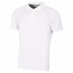 Calvin Klein Mens 2021 North Coast Moisture Wicking Polo Shirt - L, White
