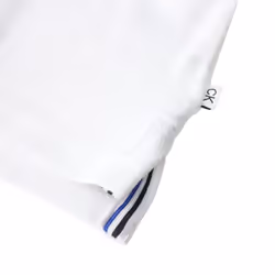 Calvin Klein Mens 2021 North Coast Moisture Wicking Polo Shirt - L, White