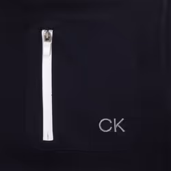 Calvin Klein Mens 2025 Planet Fleece Half Zip Stretch Super Soft Golf Sweater - XL, Navy