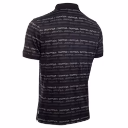 Calvin Klein Mens 2022 Signature Moisture Wicking Recycled Golf Polo Shirt - S, Black