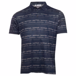 Calvin Klein Mens 2022 Signature Moisture Wicking Recycled Golf Polo Shirt - M, Navy