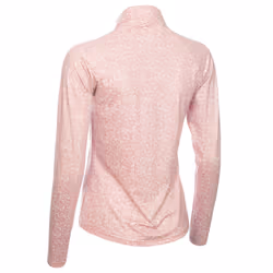 Calvin Klein Womens 2022 Bolina 1/4 Zip Moisture Wicking Midlayer Sweater - M, Ice Pink