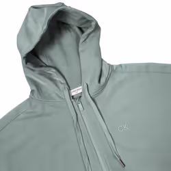 Calvin Klein Womens 2022 Capa Full Zip Lightweight Breathable Oversize Hoody - XS, Sage